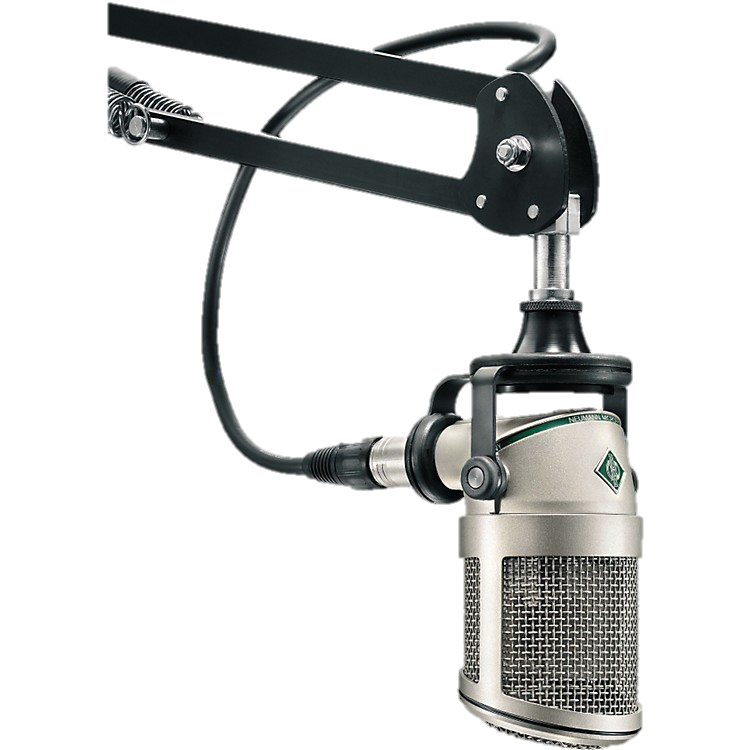 Radio studio microphone